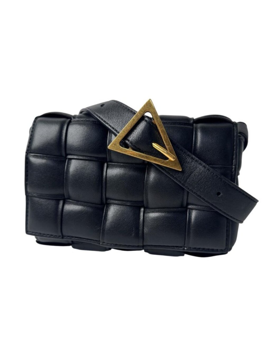 Bottega Veneta Padded Cassette Shoulder Bag Black